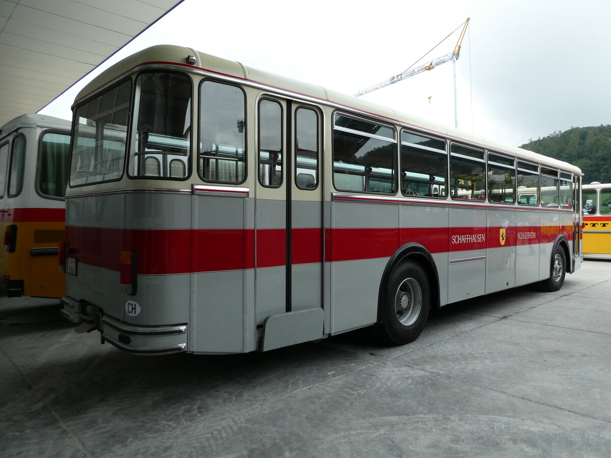 (239'633) - Borer, Neuhausen - Nr. 7/SH 19'684 - Saurer/Tscher (ex Heiniger, Btzberg; ex ASS Schleitheim Nr. 22; ex ASS Schleitheim Nr. 7) am 27. August 2022 in Oberkirch, CAMPUS Sursee