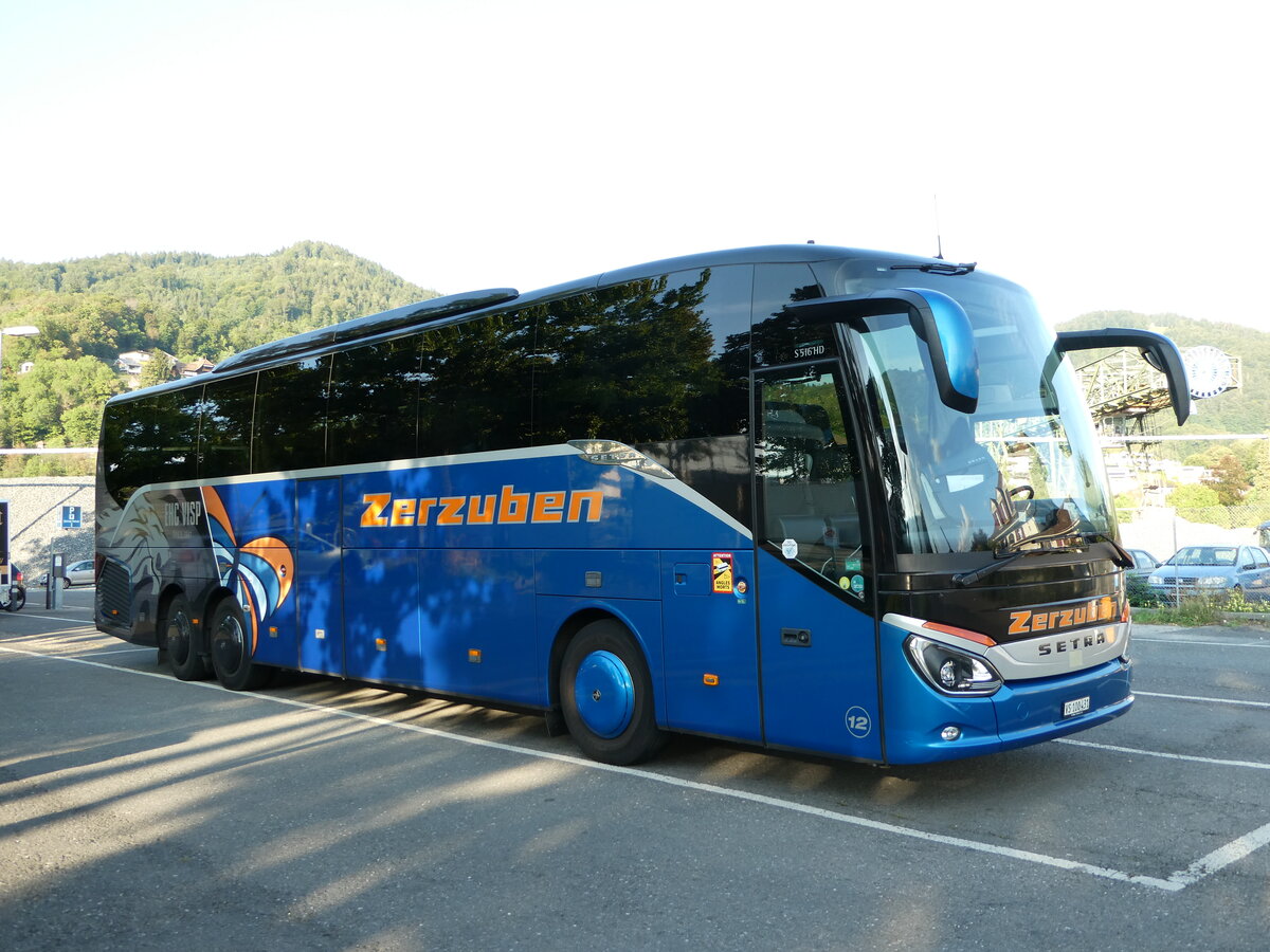 (239'894) - Zerzuben, Visp-Eyholz - Nr. 12/VS 100'431 - Setra am 29. August 2022 in Thun, Seestrasse