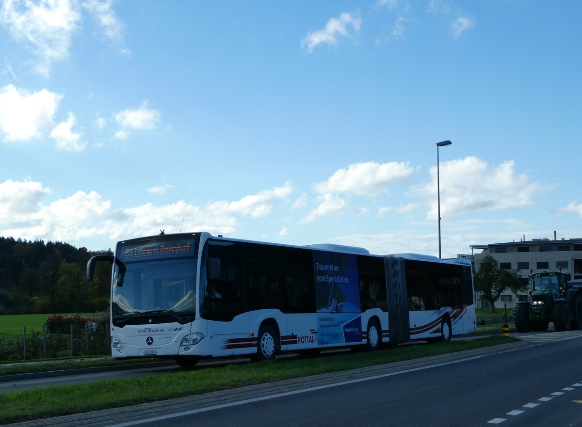 (241'788) - ARAG Ruswil - Nr. 38/LU 4256 - Mercedes am 22. Oktober 2022 in Ruswil, Neumli