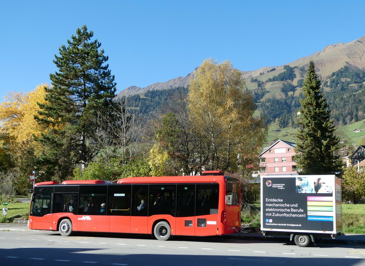 (241'869) - AFA Adelboden - Nr. 27/BE 26'773 - Mercedes am 27. Oktober 2022 beim Bahnhof Frutigen