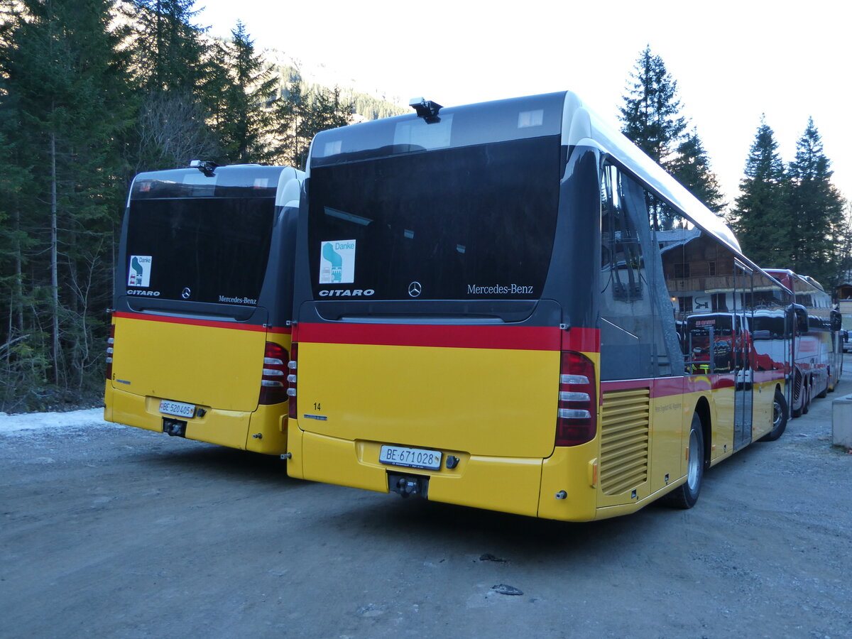 (244'647) - Engeloch, Riggisberg - Nr. 14/BE 671'028/PID 5065 - Mercedes am 7. Januar 2023 in Adelboden, Unter dem Birg