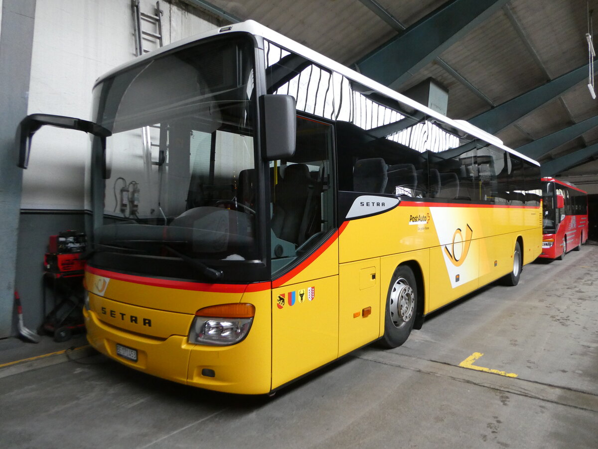 (245'249) - PostAuto Bern - Nr. 73/BE 171'453/PID 5624 - Setra (ex AVG Meiringen Nr. 73) am 22. Januar 2023 in Adelboden, Busstation (Einsatz AFA)