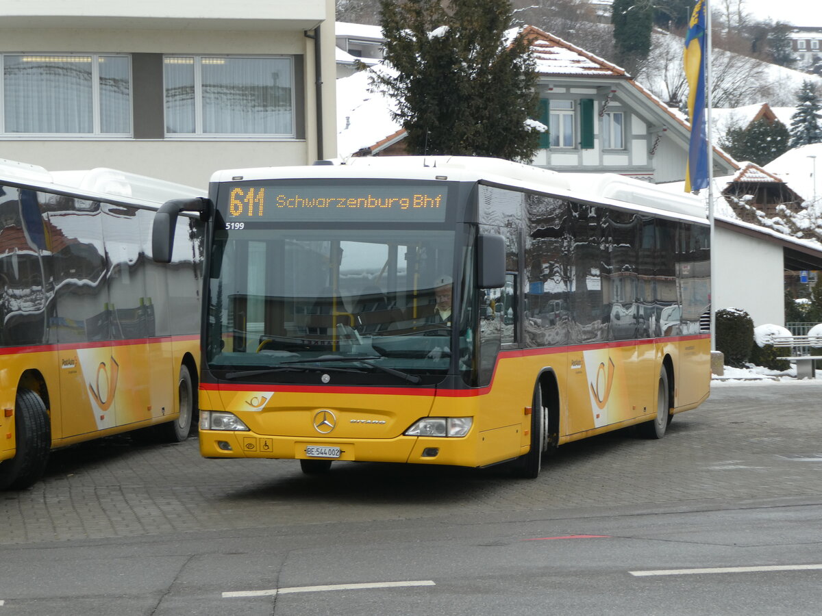 (245'275) - Engeloch, Riggisberg - Nr. 2/BE 544'002/PID 5199 - Mercedes am 23. Januar 2023 in Riggisberg, Post