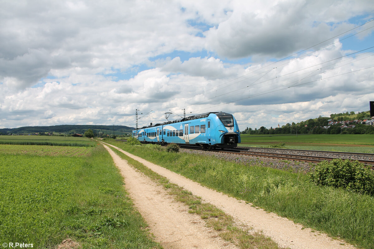 2463 026-1 als RE80 Würzburg - Treuchtlingen kurz vorm Ziel. 28.05.24