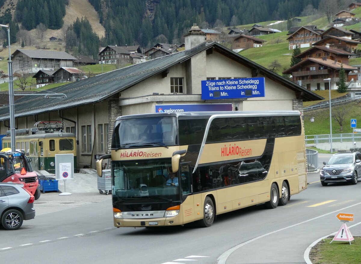 (248'831) - Hilrio, Schtz - LU 230'005 - Setra am 18. April 2023 in Grindelwald, Grund