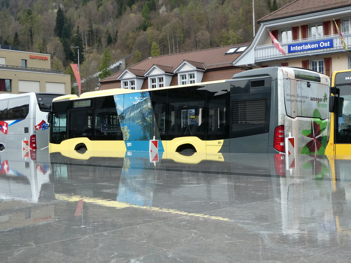 (248'982) - STI Thun - Nr. 178/BE 752'178 - Mercedes am 21. April 2023 beim Bahnhof Interlaken Ost (Teilaufnahme) 