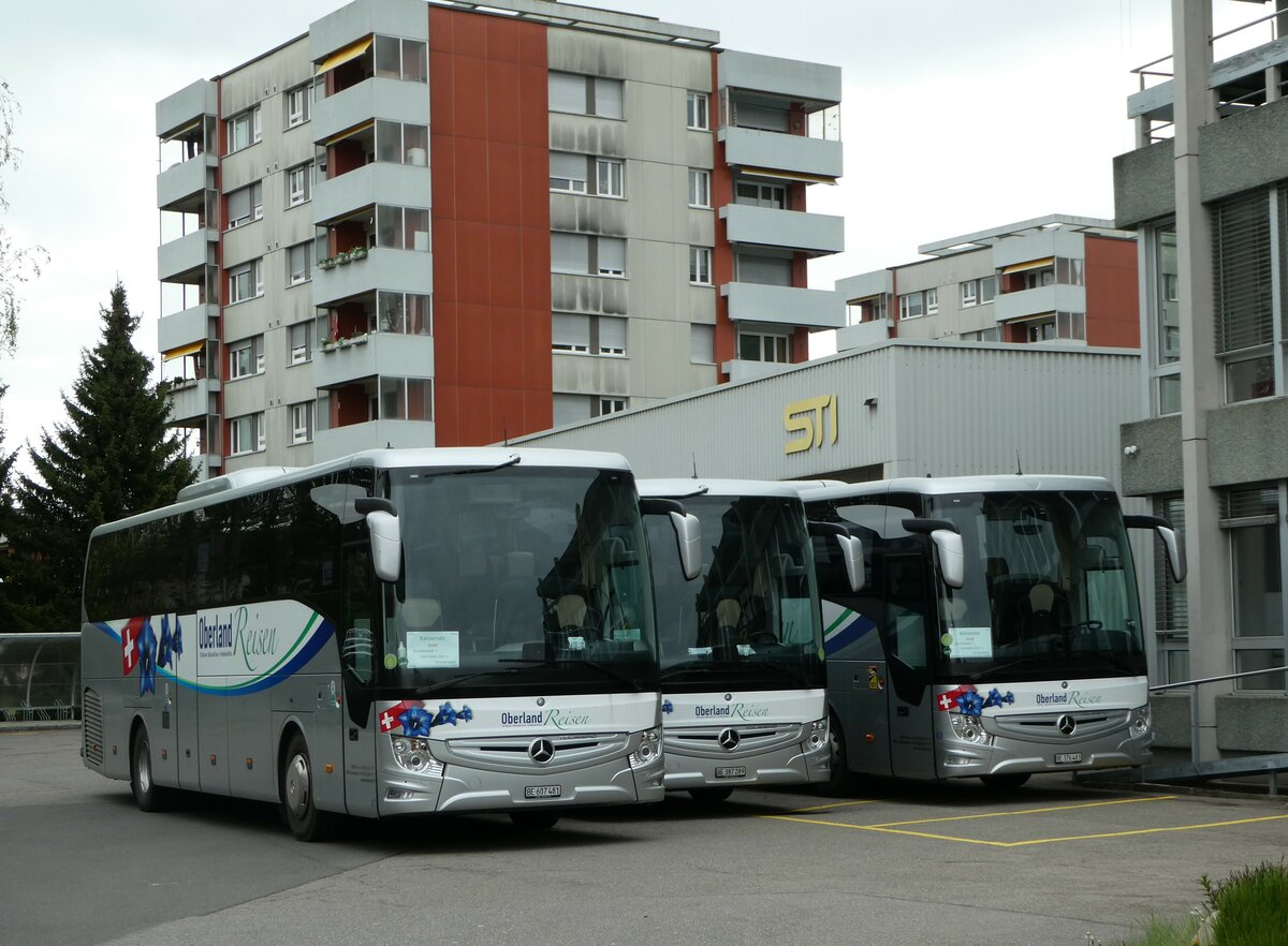 (249'292) - Oberland Reisen, Thun - Nr. 47/BE 607'481 - Mercedes am 30. April 2023 in Thun, Garage STI