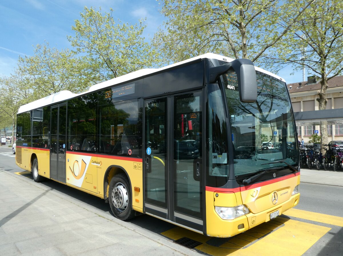 (249'630) - CarPostal Ouest - VD 335'348/PID 4641 - Mercedes am 5. Mai 2023 beim Bahnhof Yverdon 