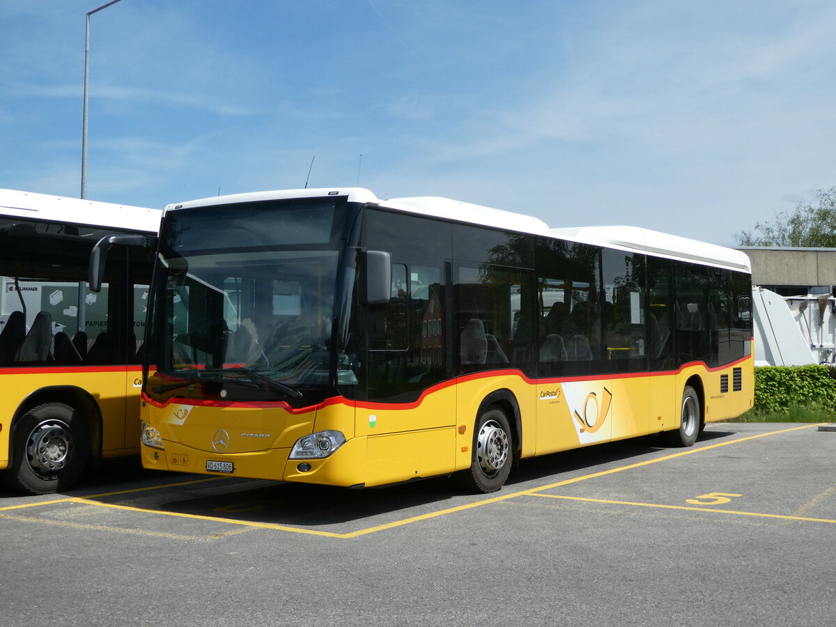 (249'644) - CarPostal Ouest - VD 615'806/PID 10'709 - Mercedes am 5. Mai 2023 in Yverdon, Garage