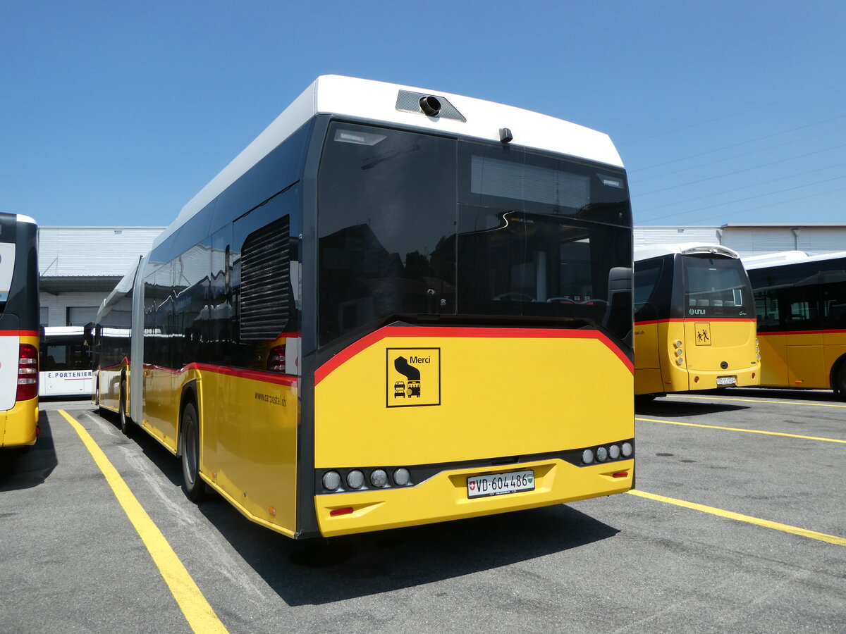 (250'721) - CarPostal Ouest - VD 604'486/PID 11'647 - Solaris am 29. Mai 2023 in Kerzers, Interbus