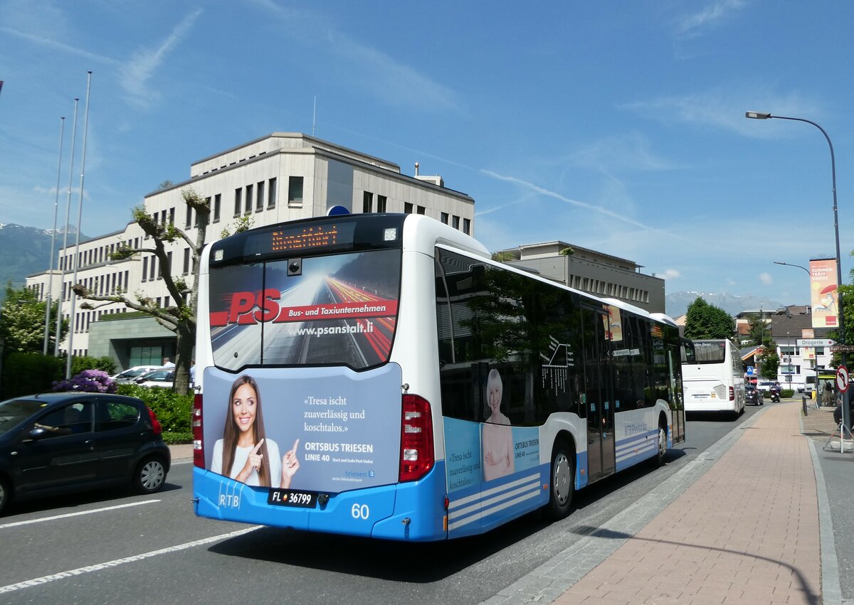 (250'777) - Schdler, Triesenberg (RTB 60) - FL 36'799 - Mercedes am 30. Mai 2023 in Vaduz, Stdtle