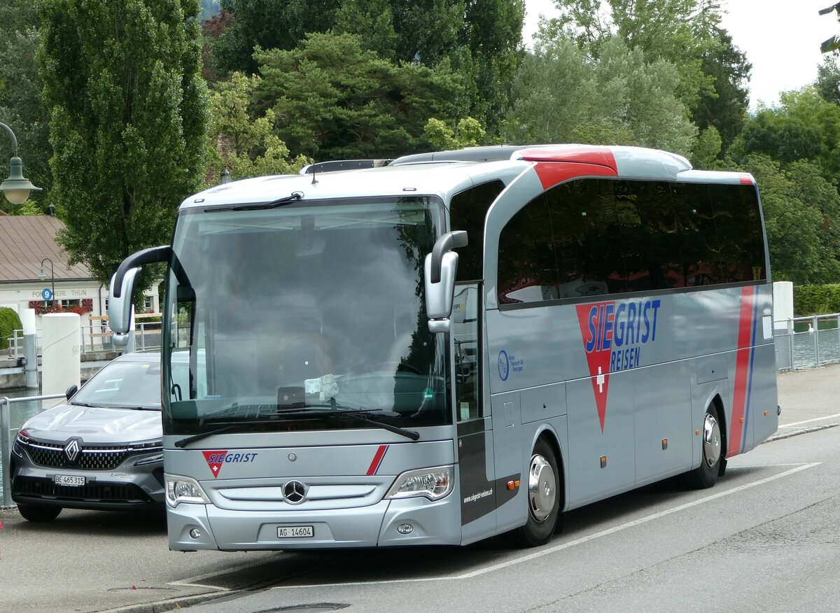 (253'053) - Siegrist, Eiken - Nr. 35/AG 14'604 - Mercedes am 26. Juli 2023 bei der Schifflndte Thun