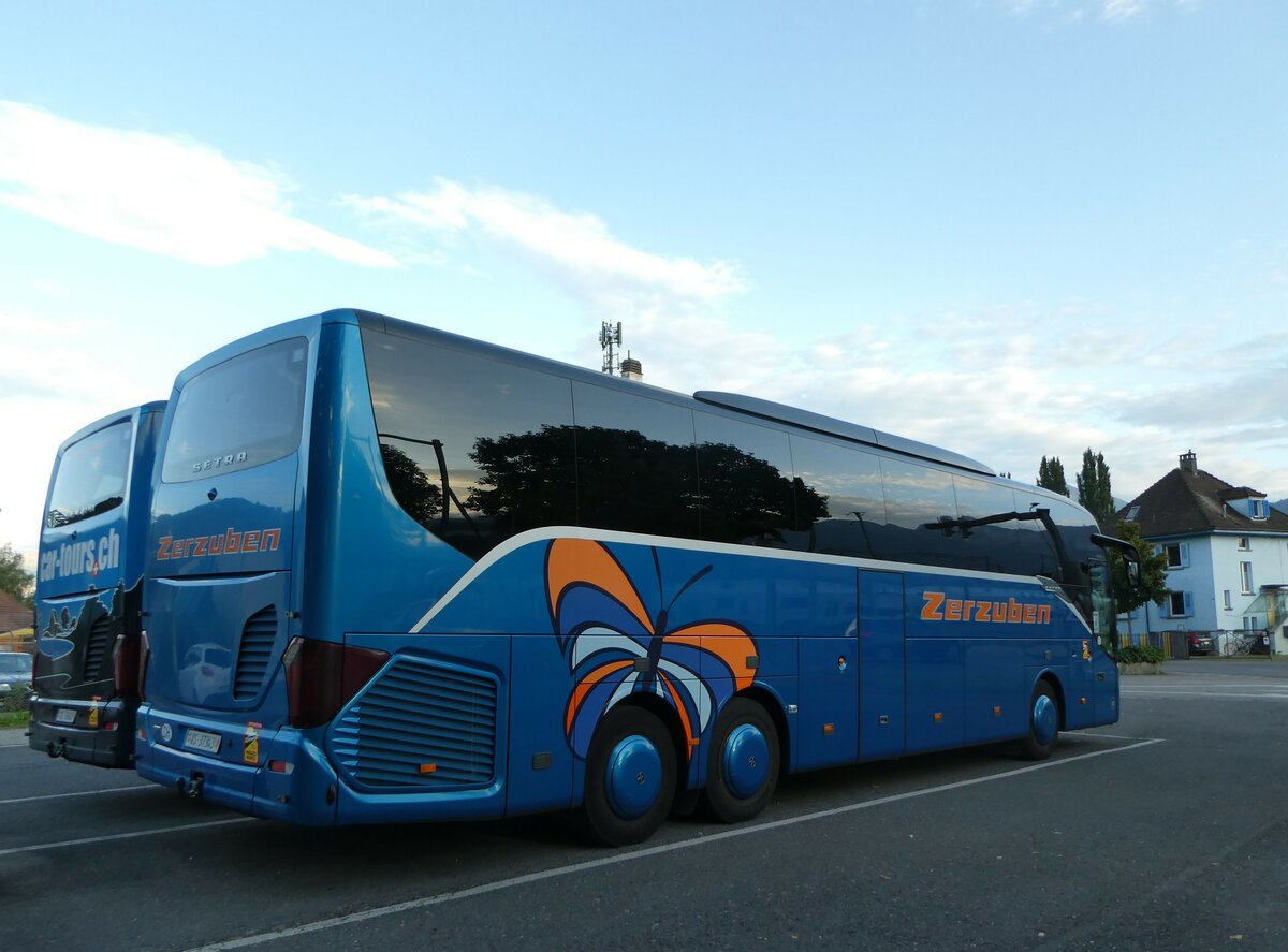 (253'261) - Zerzuben, Visp-Eyholz - Nr. 8/VS 37'343 - Setra am 31. Juli 2023 in Thun, Seestrasse