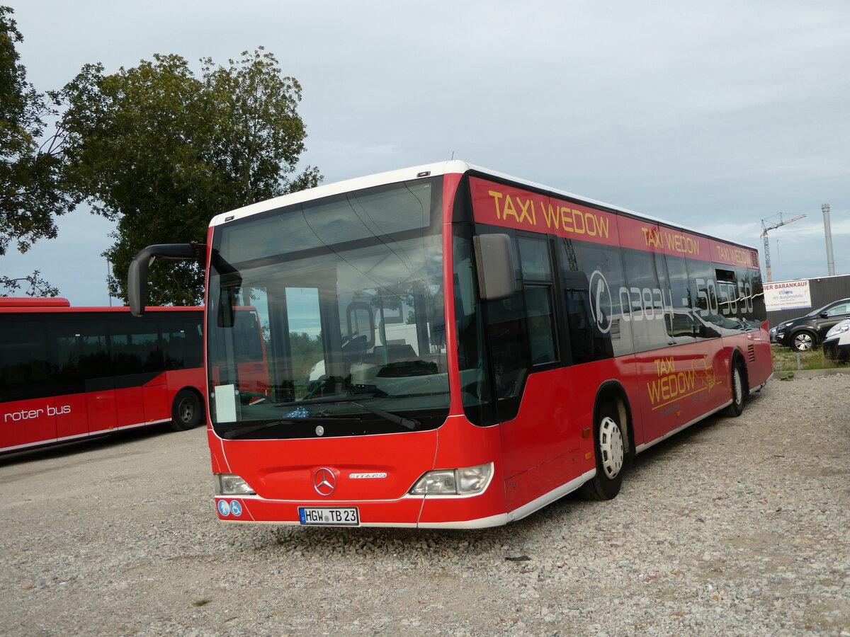 (254'393) - Wedow, Greifswald - HGW-TB 23 - Mercedes am 30. August 2023 in Greifswald, City Automobile