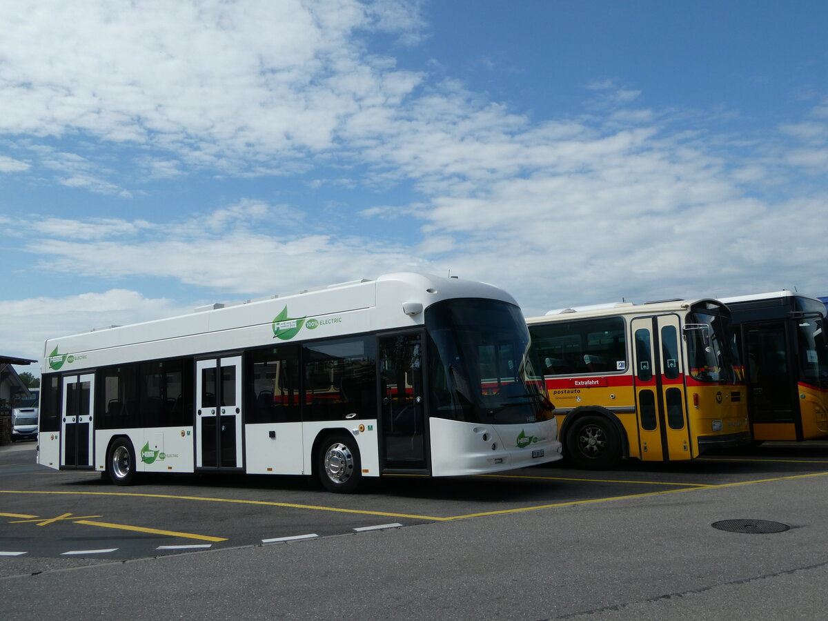 (255'216) - Interbus, Kerzers - FR 386'540 - Hess (ex Vorfhrfahrzeug Hess) am 16. September 2023 in Kerzers, Interbus