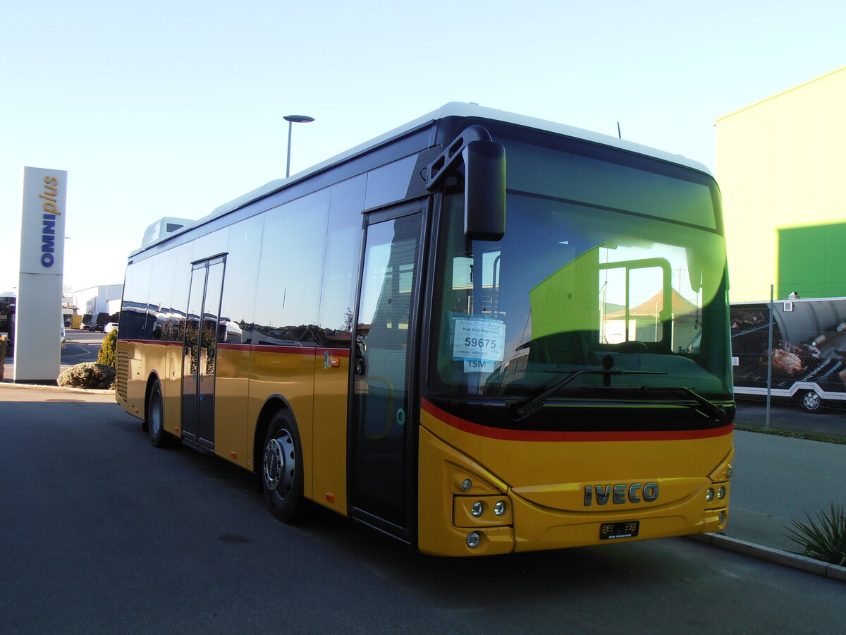 (257'899) - PostAuto Graubnden - PID 12'013 - Iveco am 24. Dezember 2023 in Kerzers, Interbus