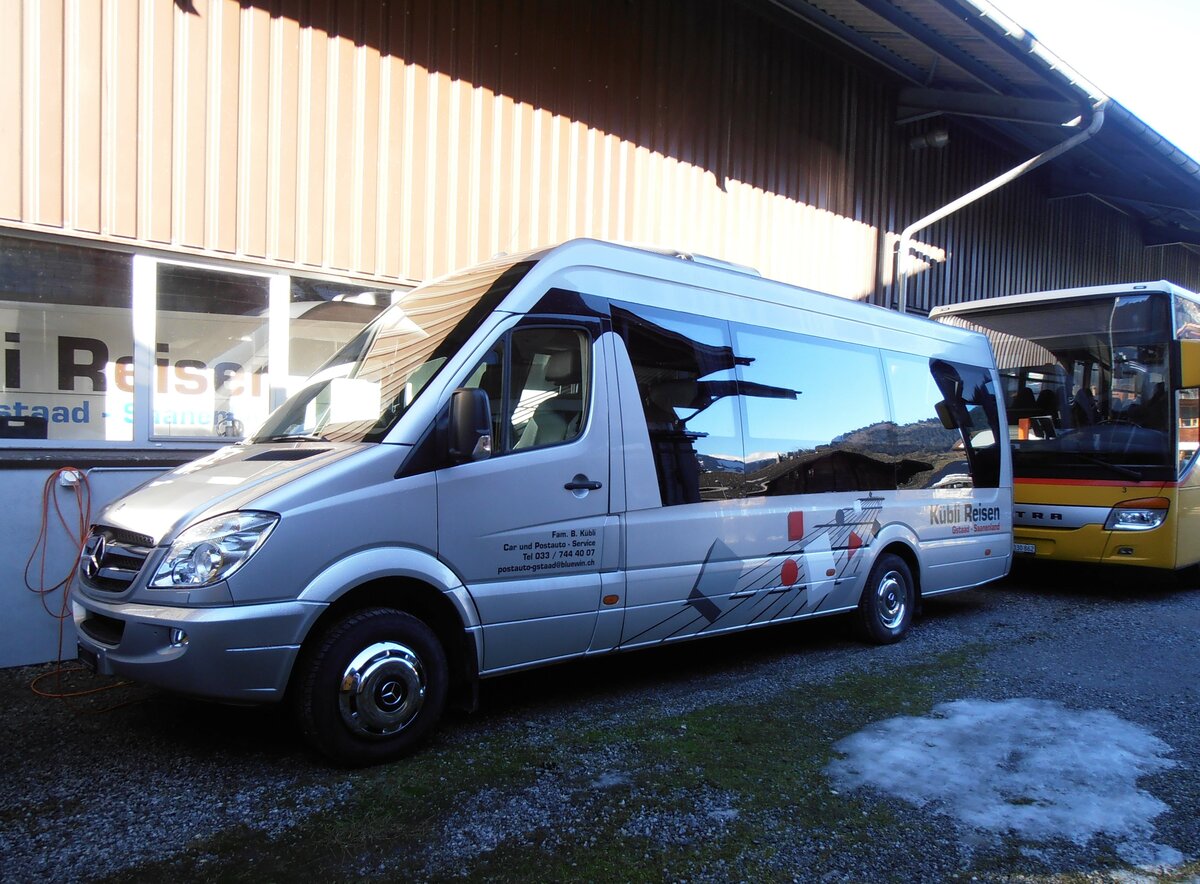 (257'927) - Kbli, Gstaad - Mercedes am 25. Dezember 2023 in Gstaad, Garage