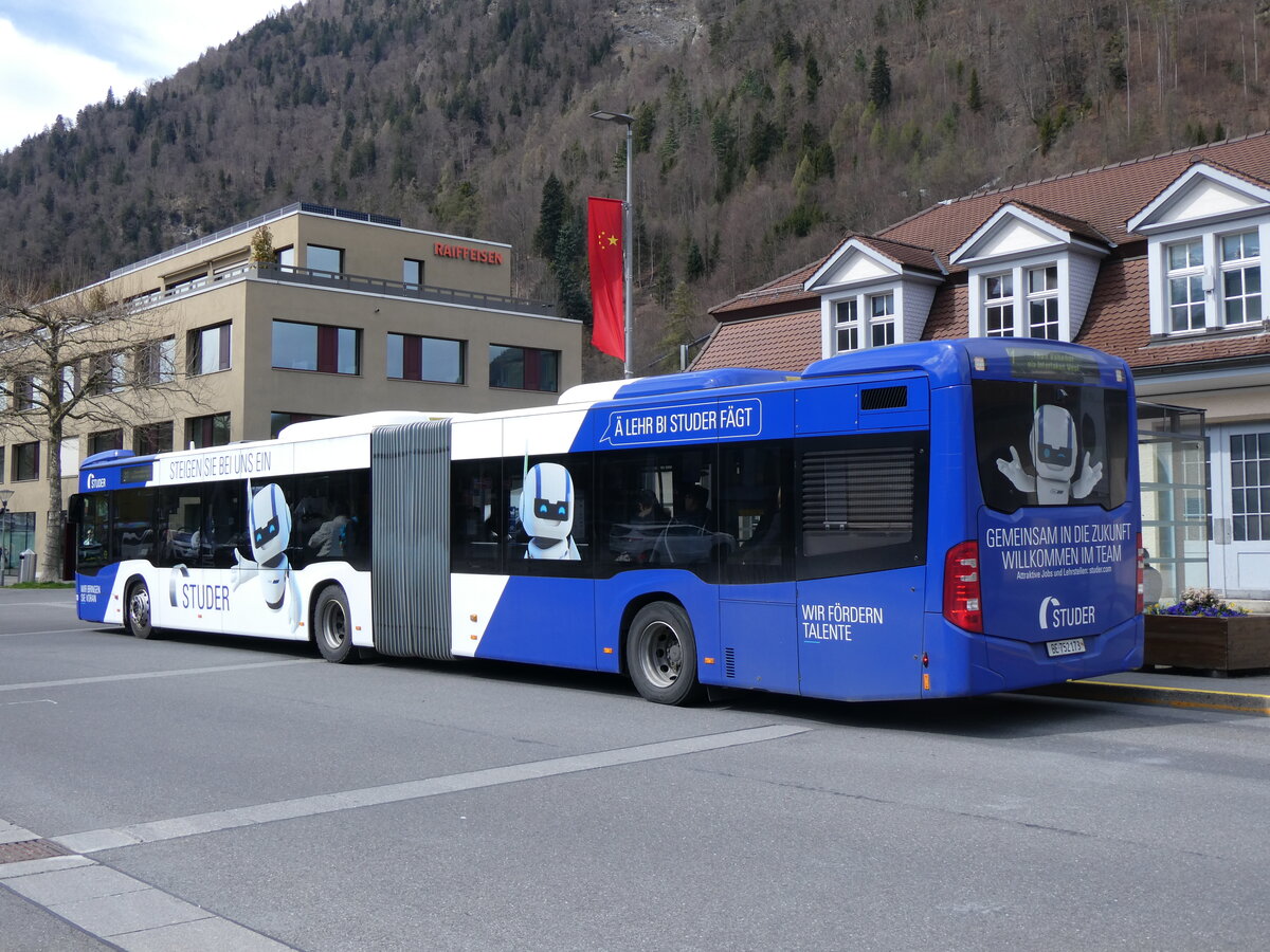 (260'707) - STI Thun - Nr. 173/BE 752'173 - Mercedes am 26. Mrz 2024 beim Bahnhof Interlaken Ost