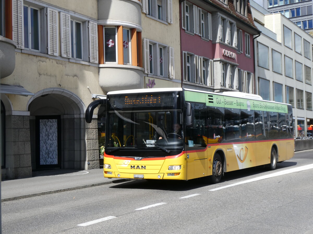 (260'780) - Voegtlin-Meyer, Brugg - Nr. 138/AG 462'138/PID 10'629 - MAN am 28. Mrz 2024 beim Bahnhof Brugg