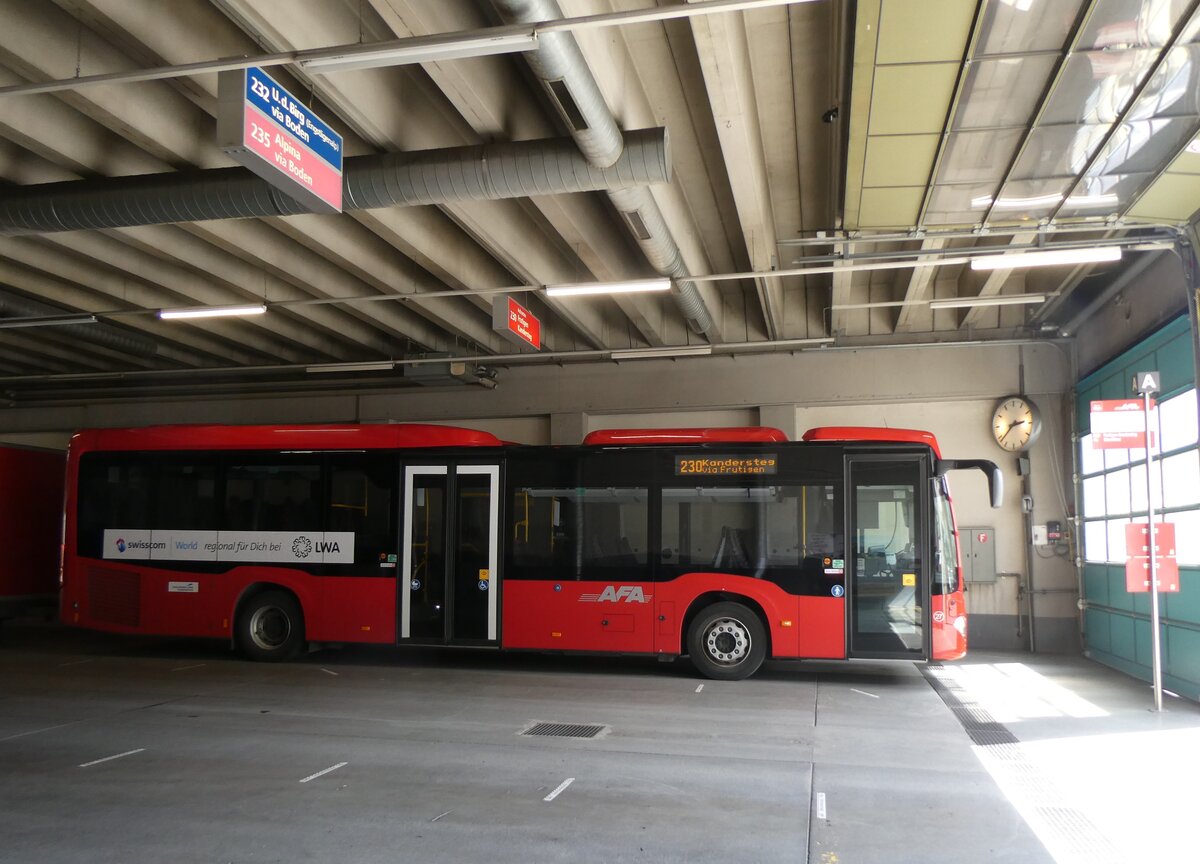 (261'015) - AFA Adelboden - Nr. 27/BE 26'773 - Mercedes am 5. April 2024 in Adelboden, Busstation