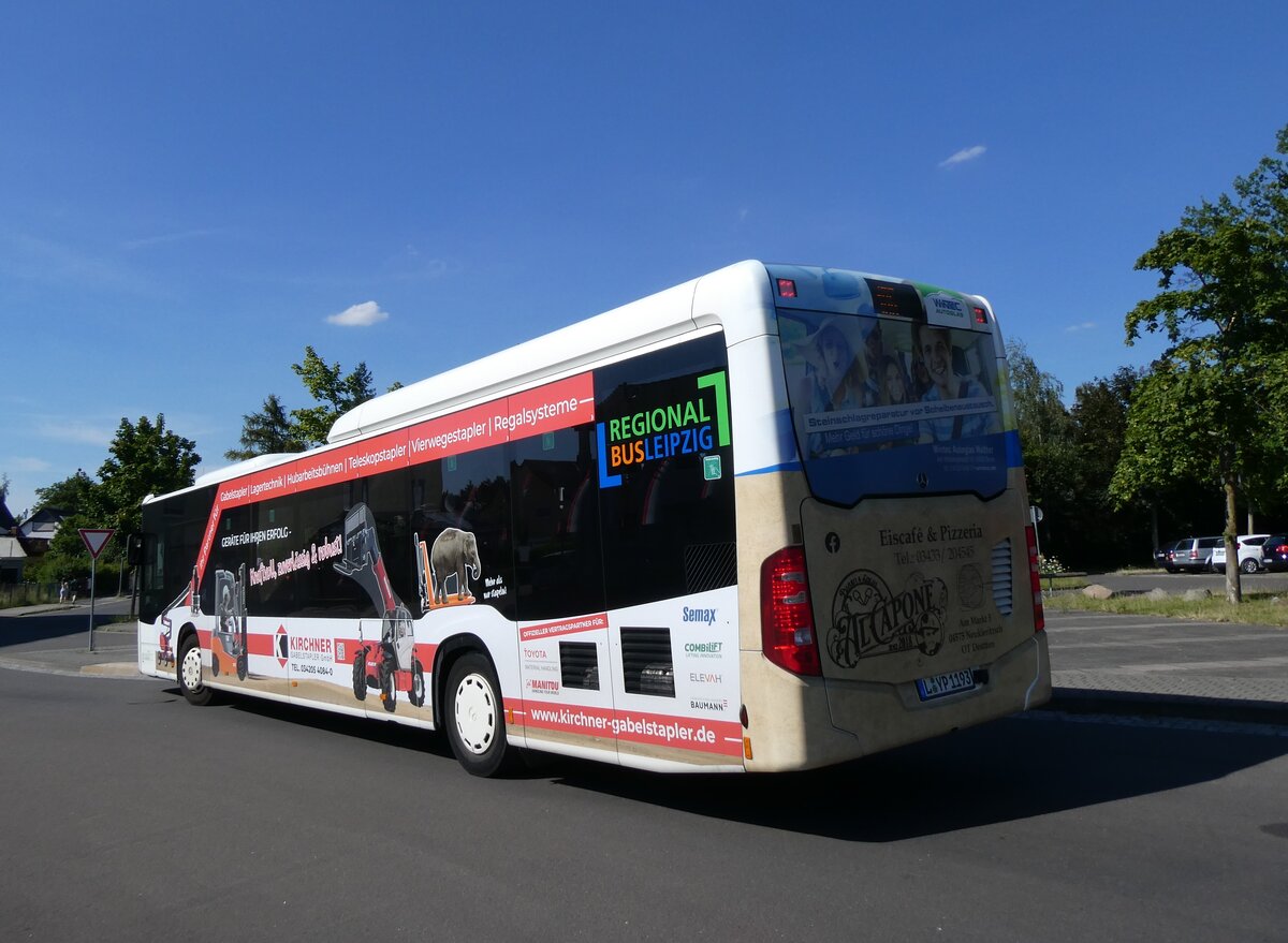 (264'516) - Regionalbus Leipzig, Deuben - L-YP 1193 - Mercedes am 9. Juli 2024 in Markkleeberg, Seepromenade