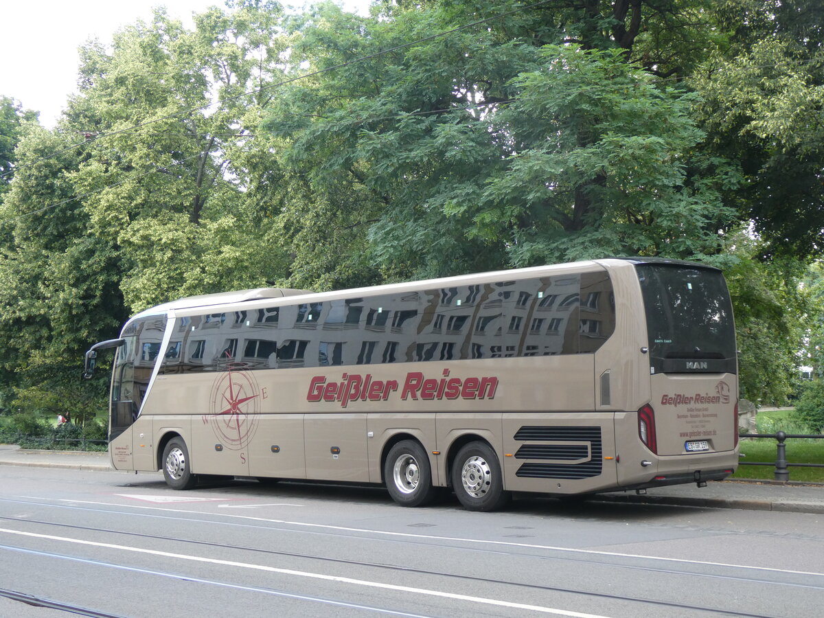 (264'753) - Geissler, Eilenburg - EB-GR 159 - MAN am 11. Juli 2024 beim Hauptbahnhof Leipzig