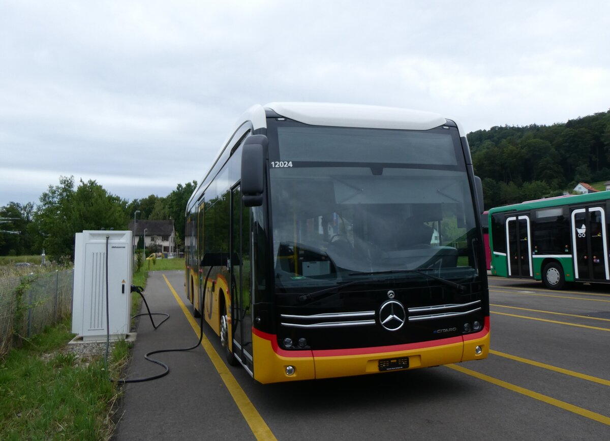 (264'826) - Hfliger, Sursee - PID 12'024 - eMercedes am 17. Juli 2024 in Winterthur, Daimler Buses