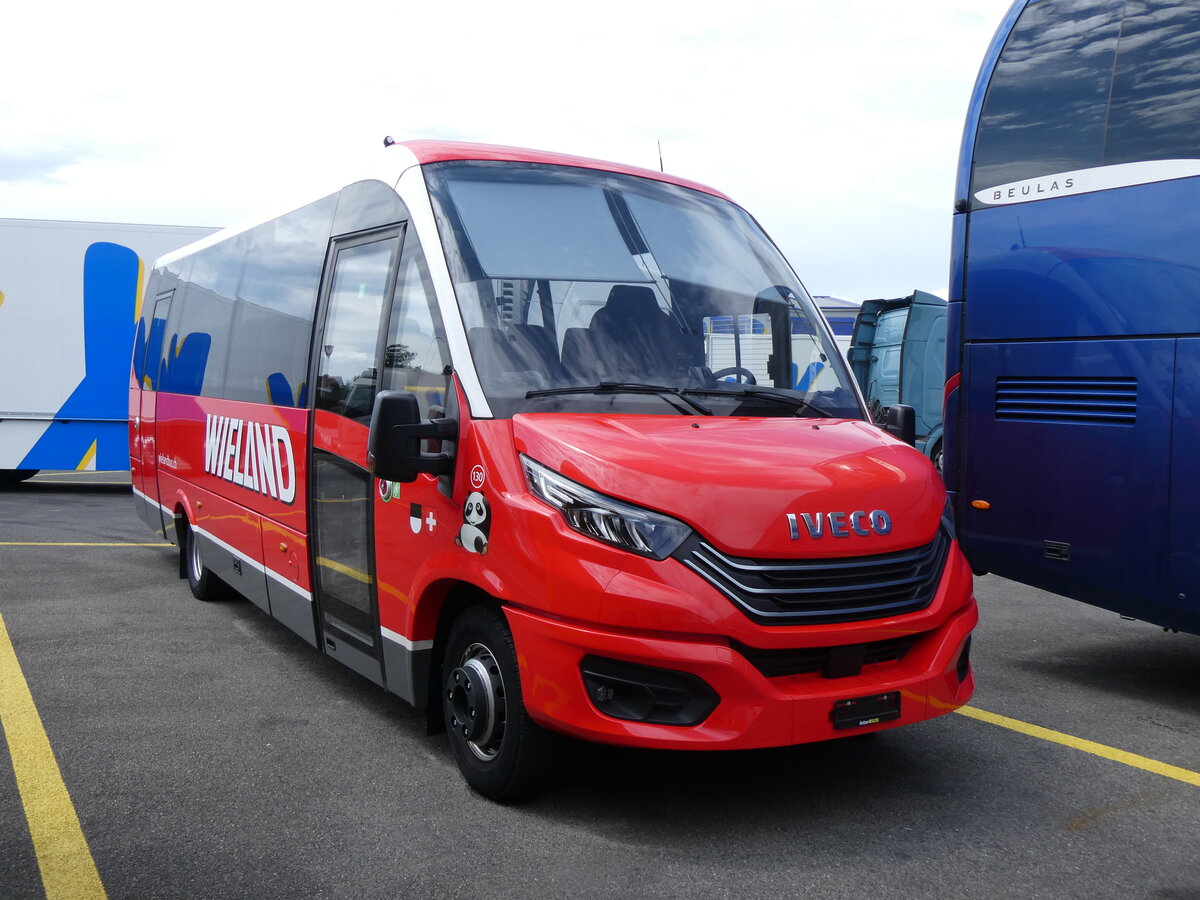 (264'932) - Wieland, Murten - Nr. 130 - Iveco/Rosero am 21. Juli 2024 in Kerzers, Interbus