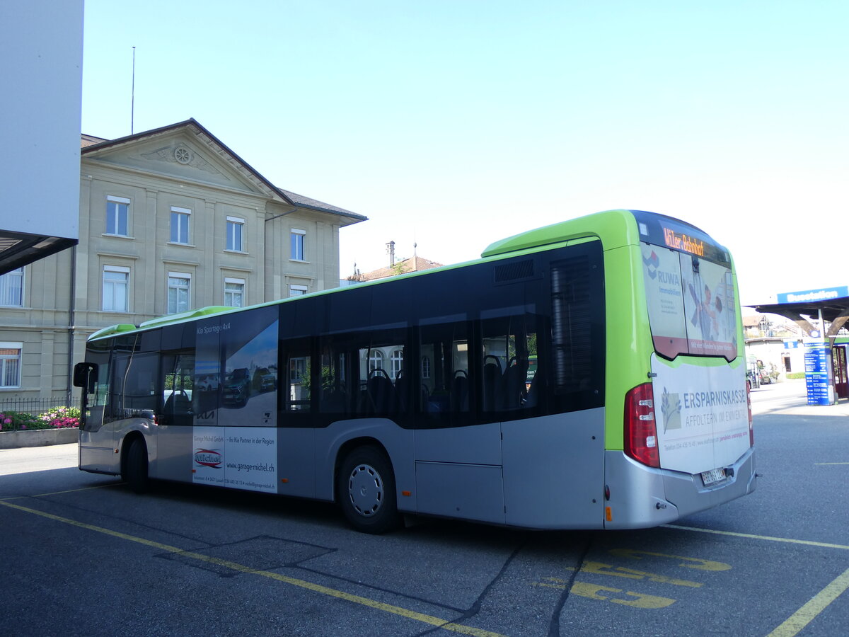 (264'989) - Busland, Burgdorf - Nr. 124/BE 869'124 - Mercedes am 25. Juli 2024 beim Bahnhof Burgdorf