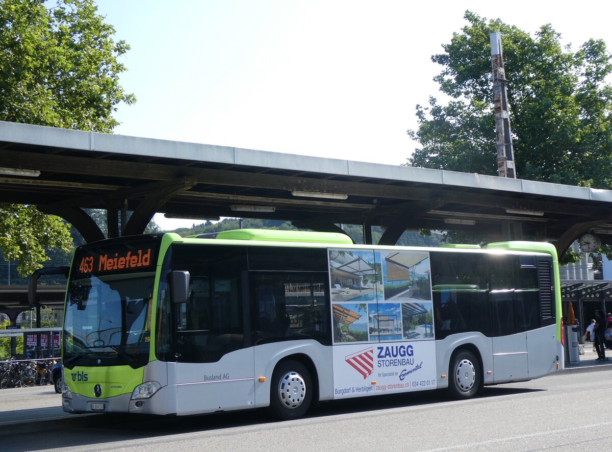 (264'992) - Busland, Burgdorf - Nr. 210/BE 808'210 - Mercedes am 25. Juli 2024 beim Bahnhof Burgdorf