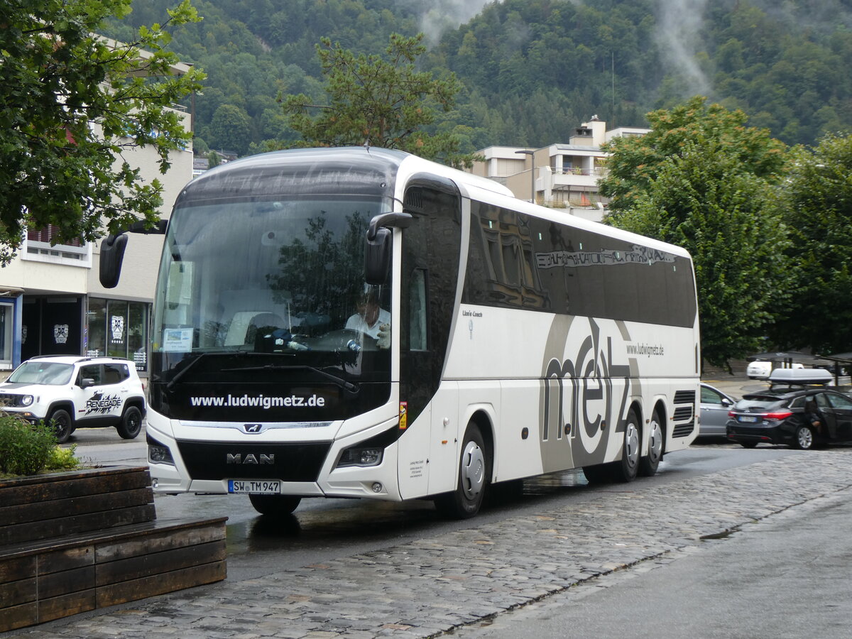 (265'457) - Aus Deutschland: Metz, Sennfeld - SW-TM 947 - MAN am 7. August 2024 in Thun Berntorplatz