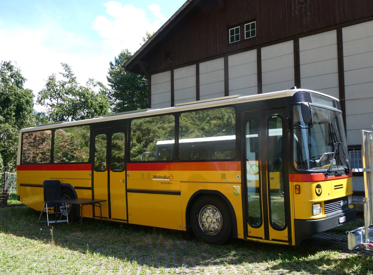 (265'621) - Bchi, Wil - TG 44'951 - NAW/Hess (ex Kng, Beinwil PID 952; ex Voegtlin-Meyer, Brugg Nr. 79) am 13. August 2024 in Meiringen, Postgarage