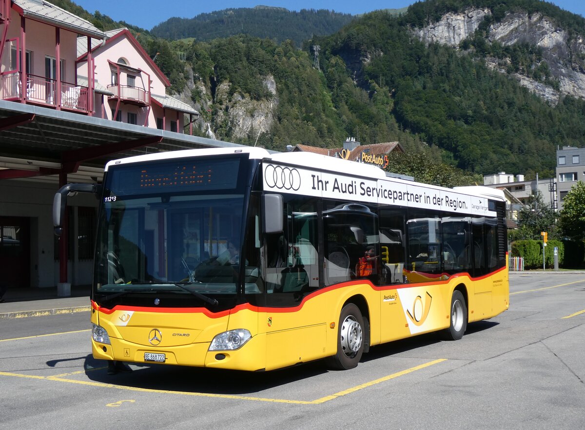 (265'627) - Flck, Brienz - Nr. 22/BE 868'722/PID 11'213 - Mercedes am 13. August 2024 in Meiringen, Postautostation