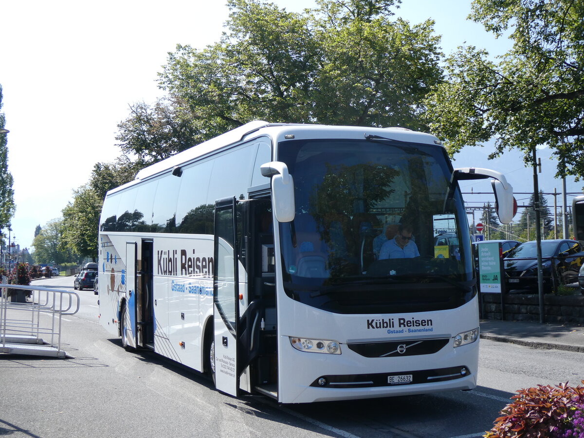 (266'104) - Kbli, Gstaad - BE 26'632 - Volvo am 23. August 2024 bei der Schifflndte Thun