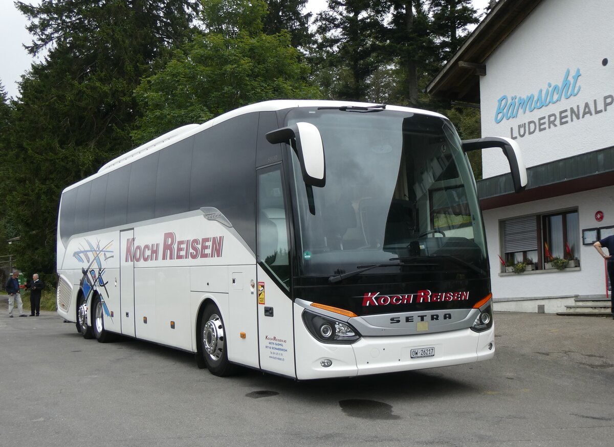 (266'648) - Koch, Giswil - OW 26'217 - Setra am 5. September 2024 auf der Lderenalp