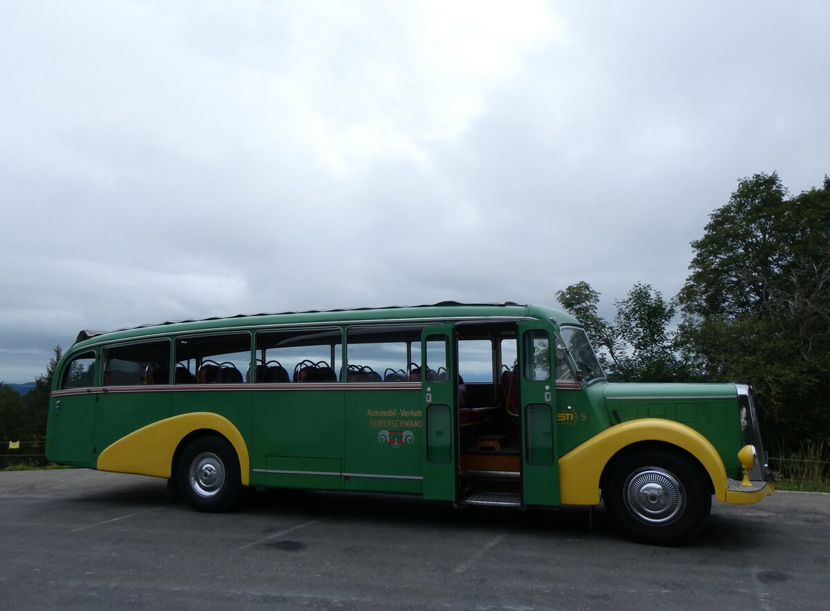 (266'654) - STI Thun - Nr. 15/BE 26'776 - Saurer/Gangloff (ex AvH Heimenschwand am 5. September 2024 auf der Lderenalp