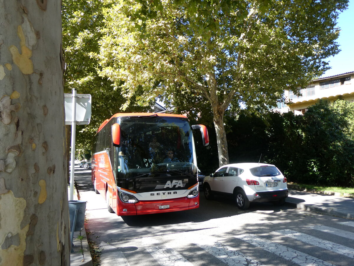 (267'094) - Aus der Schweiz: AFA Adelboden - Nr. 15/BE 26'702 - Setra am 17. September 2024 in Seu d'Urgell