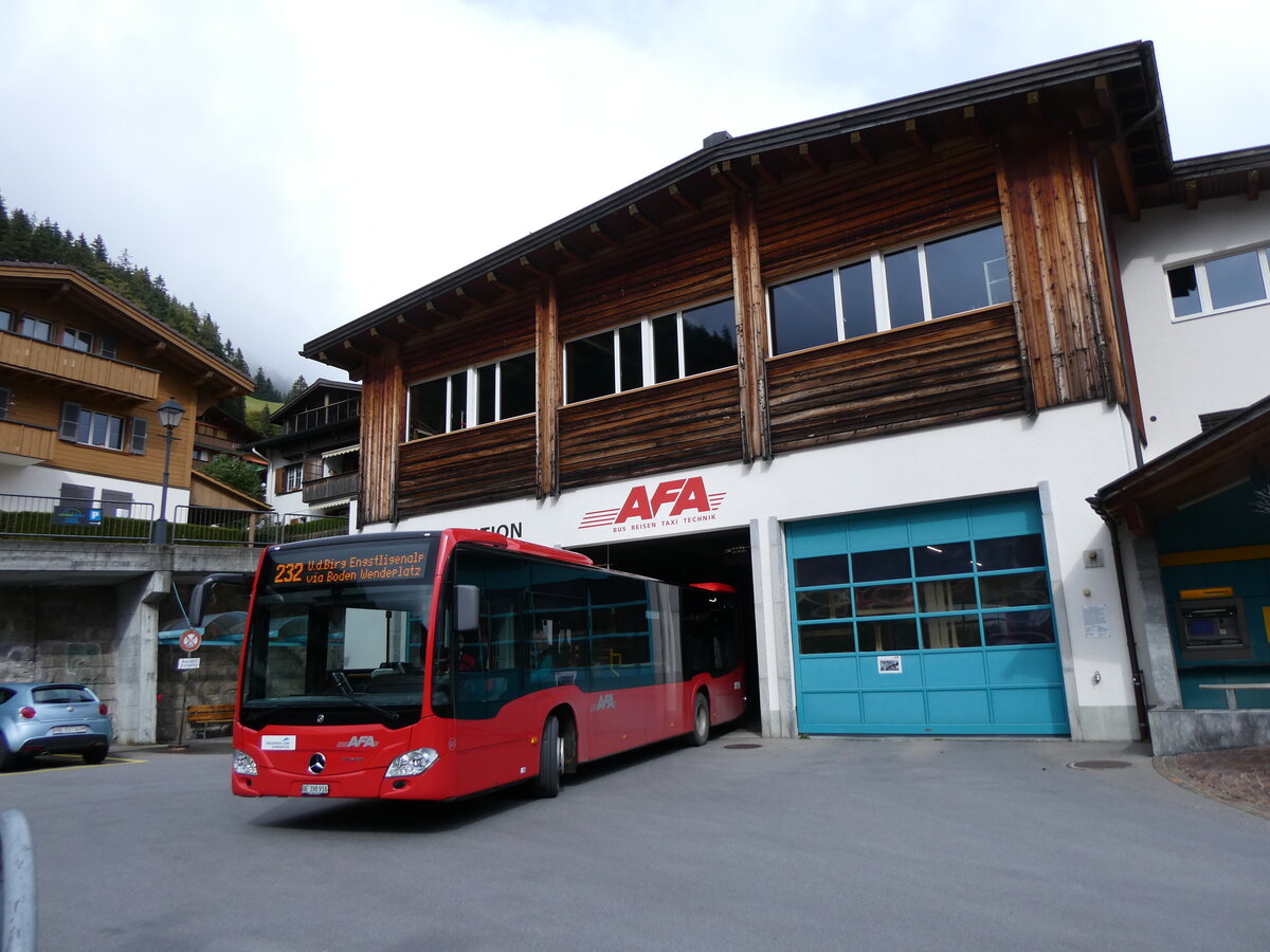 (267'698) - AFA Adelboden - Nr. 90/BE 398'916 - Mercedes am 4. Oktober 2024 in Adelboden, Busstation