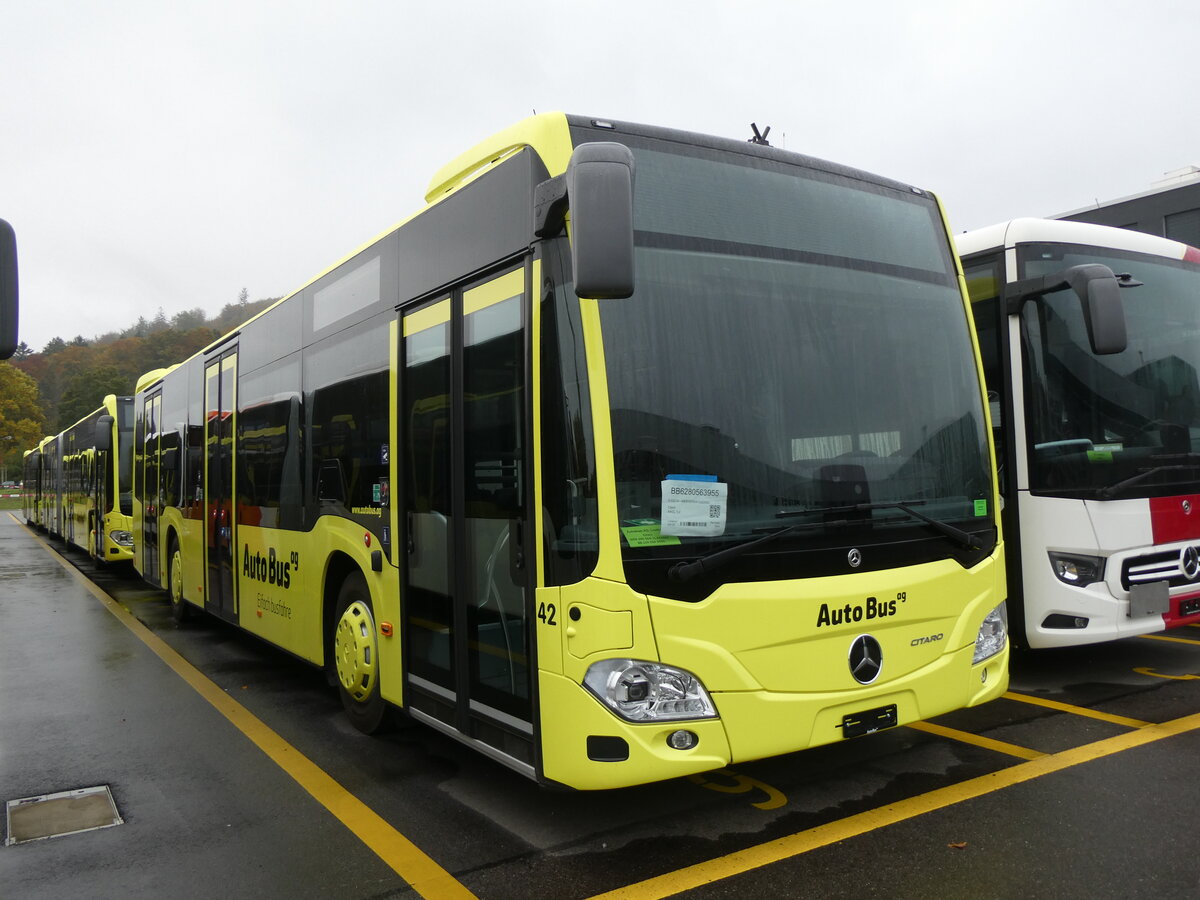 (268'298) - AAGL Liestal - Nr. 42 - Mercedes am 20. Oktober 2024 in Winterthur, Daimler Buses