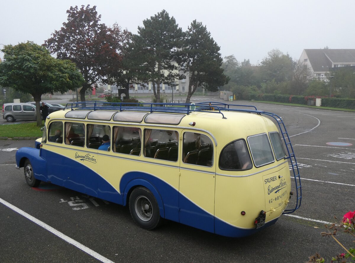 (268'528) - Flecher, Ohnenheim - DZ 507 MG - Saurer/Di Rosa am 26. Oktober 2024 in Ribeauvill, Parkplatz