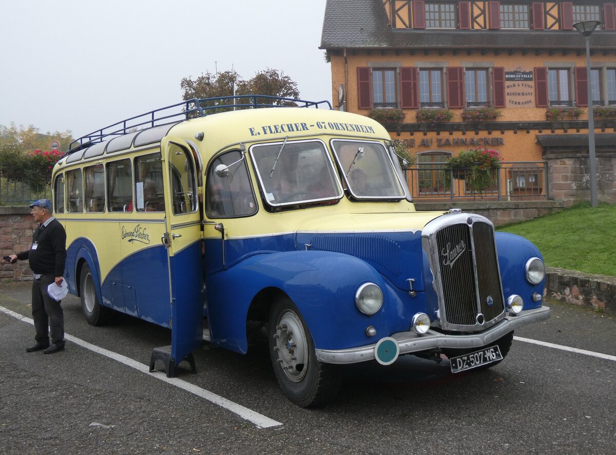 (268'530) - Flecher, Ohnenheim - DZ 507 MG - Saurer/Di Rosa am 26. Oktober 2024 in Ribeauvill, Parkplatz