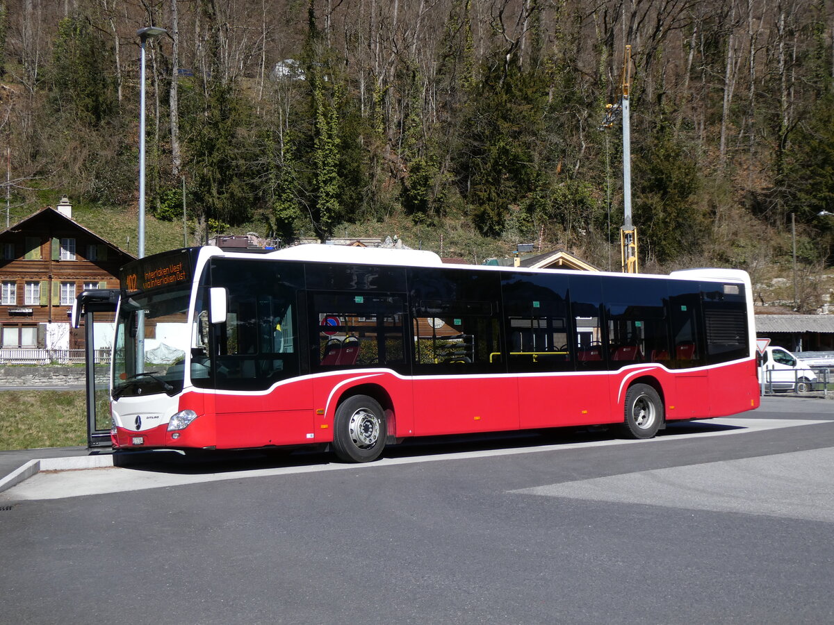 (273'094) - PostAuto Bern - BE 707'884/PID 12'414 - Mercedes (ex Wiener Linien, A-Wien Nr. 8154) am 20. Mrz 2025 in Ringgenberg, Sge