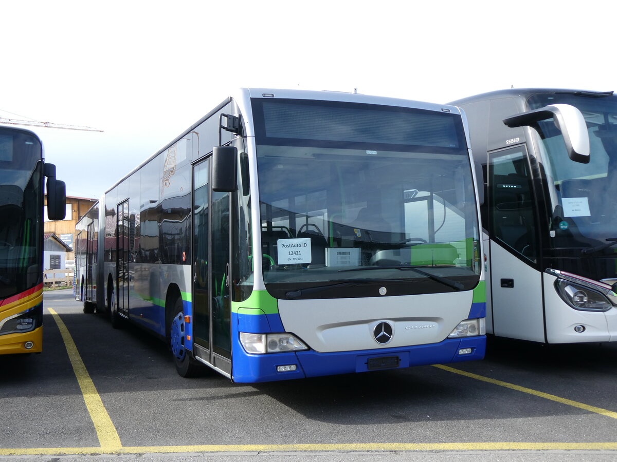 (273'125) - PostAuto Nordschweiz - PID 12'421 - Mercedes (ex TPL Lugano Nr. 405) am 22. Mrz 2025 in Kerzers, Interbus