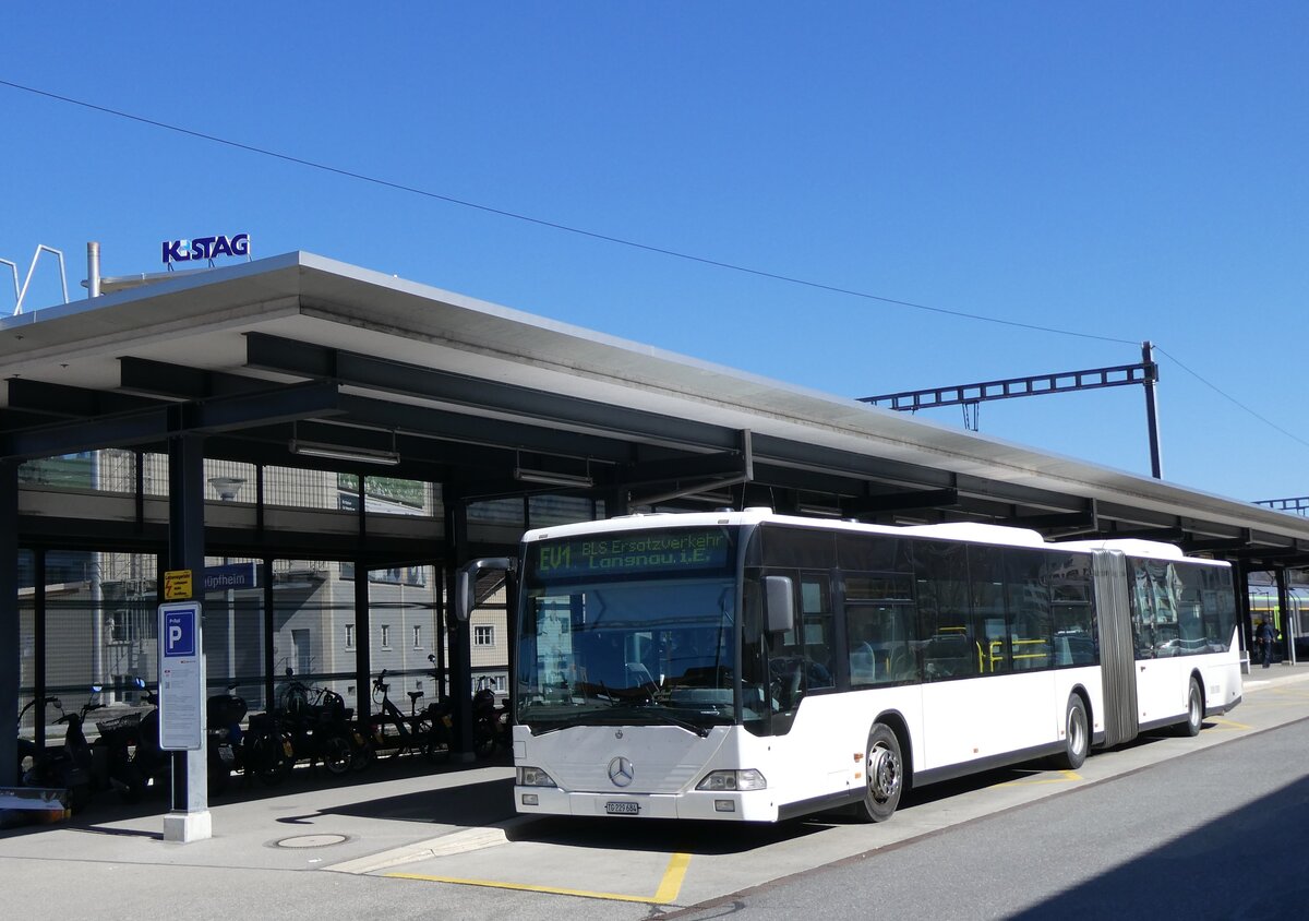 (273'822) - Eurobus, Arbon - Nr. 17/TG 229'684/PID 4235 - Mercedes (ex Nr. 73; ex Nr. 8) am 11. April 2025 beim Bahnhof Schpfheim