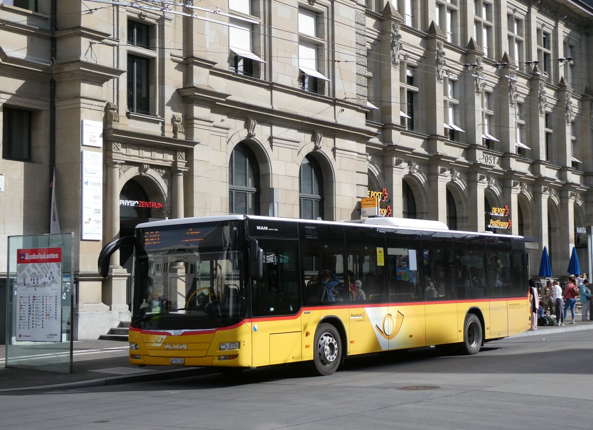 (274'643) - Steiger, Schlatt - Nr. 299/ZH 701'256/PID 10'143 - MAN am 3. Mai 2025 beim Hauptbahnhof Winterthur