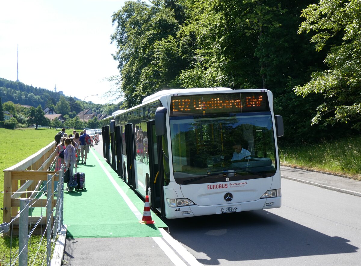 (276'099) - Welti-Furrer, Bassersdorf - Nr. 42/ZH 250'855 - Mercedes am 31, Mai 2025 in Ringlikon, Langwis