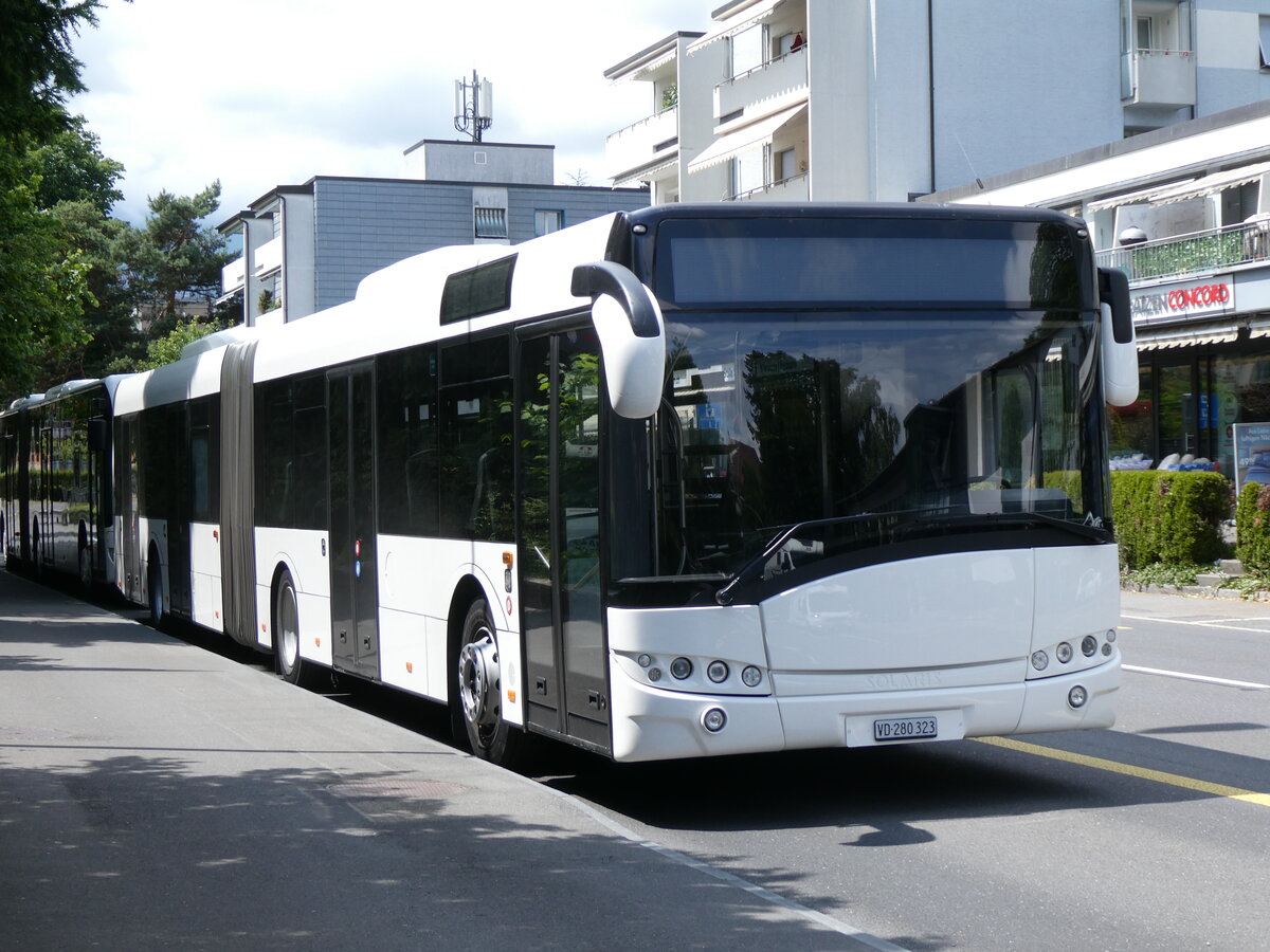 (276'780) - Overney, Vevey - VD 280'323 - Solaris (ex AAGR Rothenburg) am 16. Juni 2025 in Thun, Klosestrasse