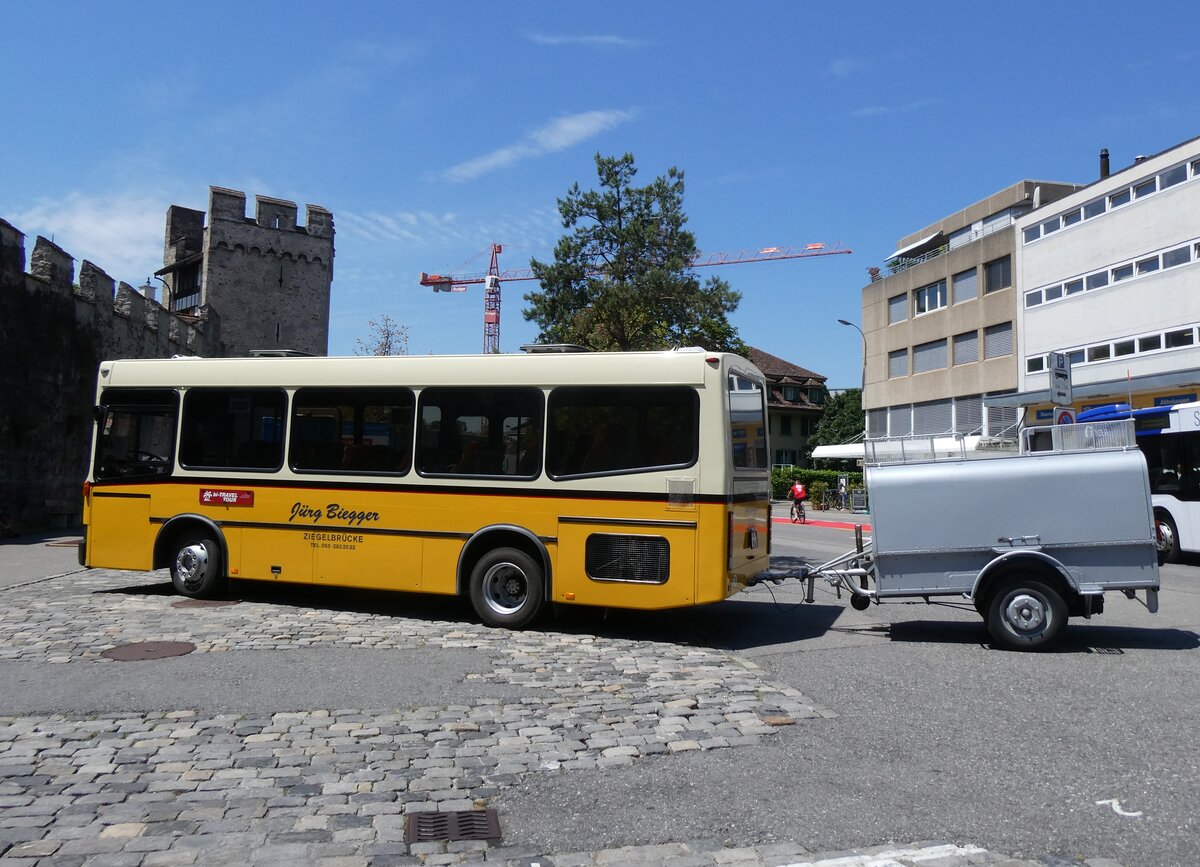 (277'486) - Biegger, Ziegelbrcke - Nr. 11/GL 1946 - NAW/R&J (ex AS Engi Nr. 7) am 2. Juli 2025 in Thun, Berntorplatz
