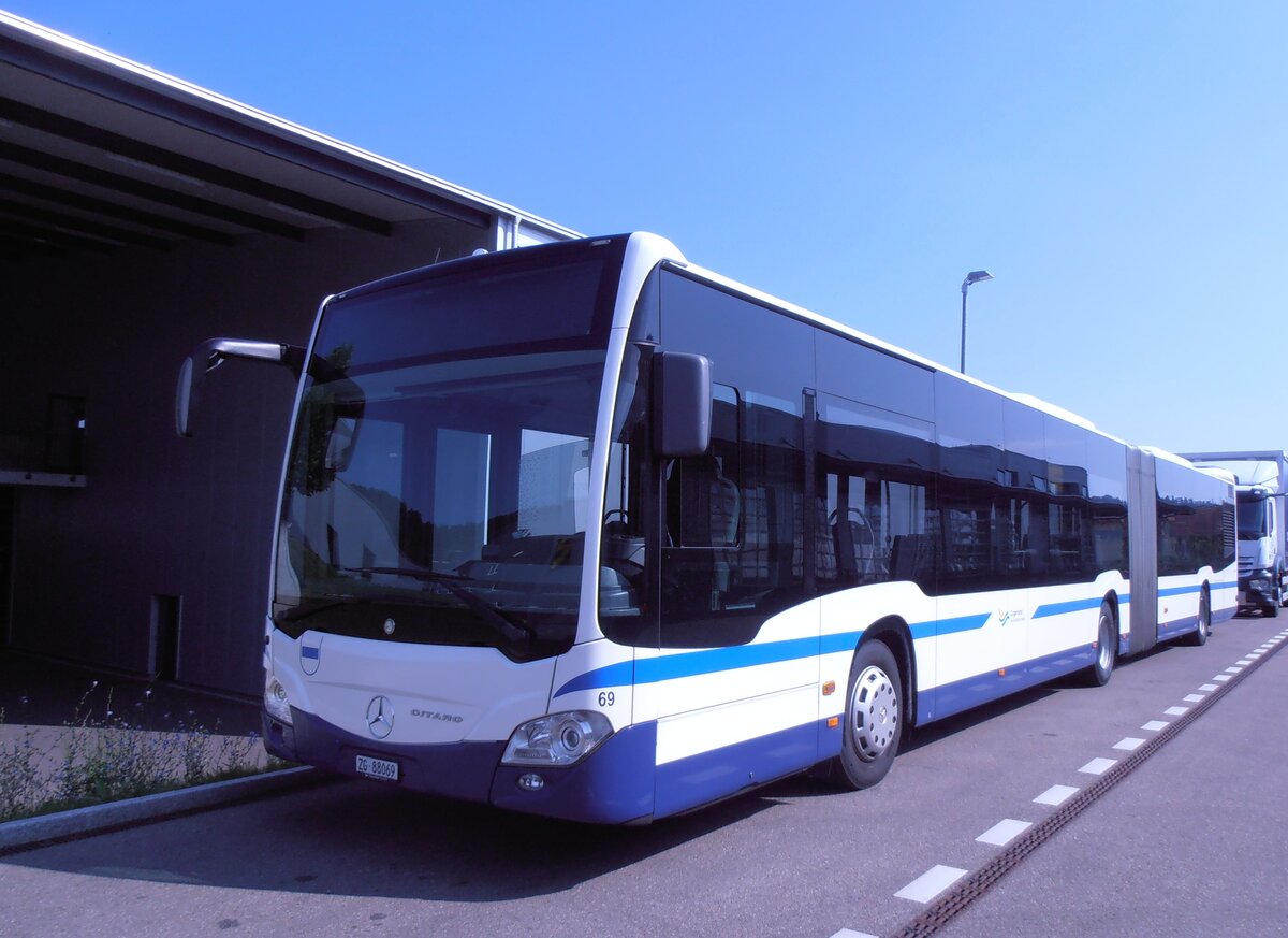 (277'589) - ZVB Zug - Nr. 69/ZG 88'069 - Mercedes am 5. Juli 2025 in Winterthur, Daimler Buses