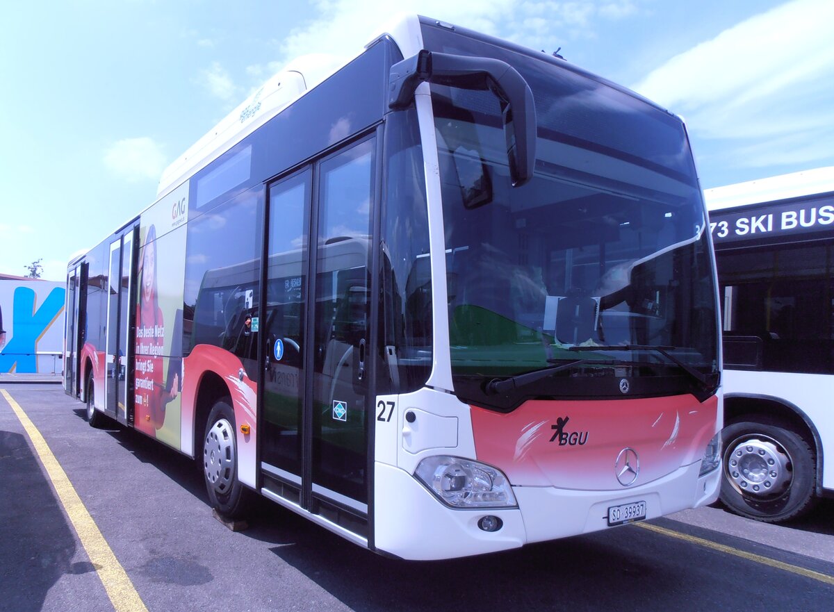 (277'601) - BGU Grenchen - Nr. 27/SO 39'937 - Mercedes am 5. Juli 2025 in Kerzers, Interbus
